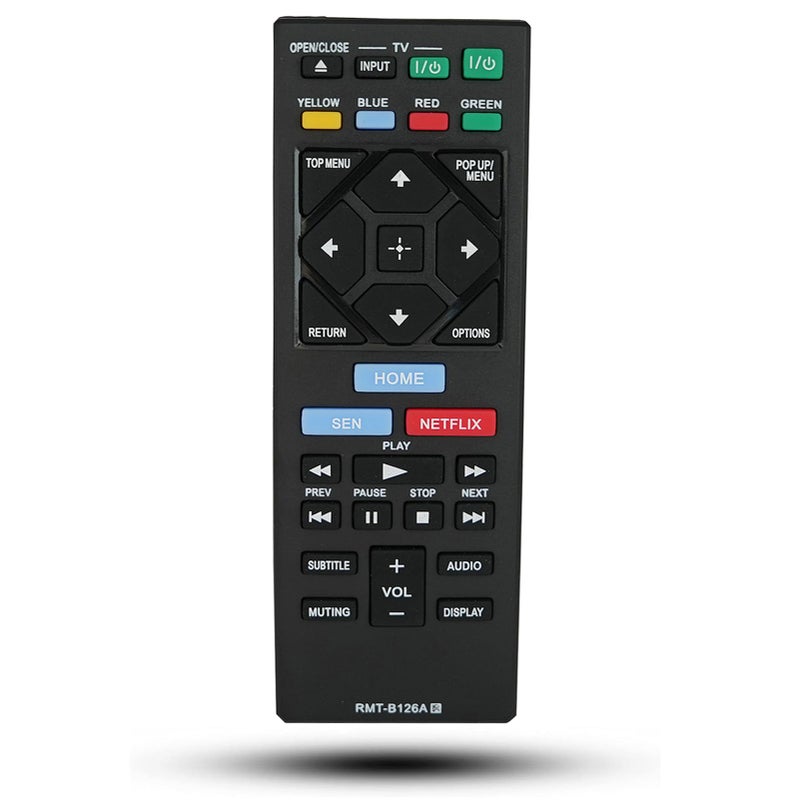 Kassionel Replaced Remote Control for Sony BDP-S2100 BDP-BX320 BDP-S5200/E BD Blu-Ray DVD Disc Player - Image 1